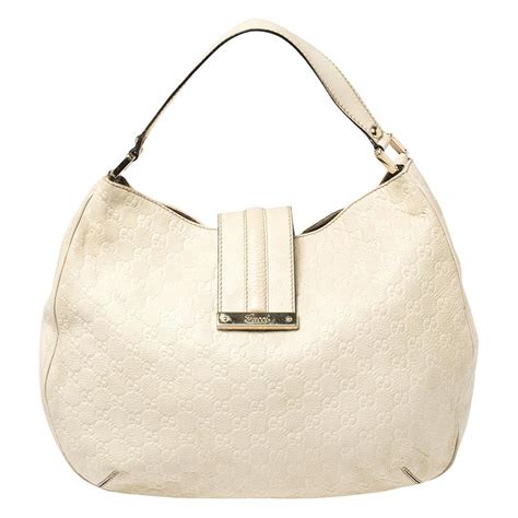 Gucci New Ladies Web Hobo Guccissima Leather Medium at 